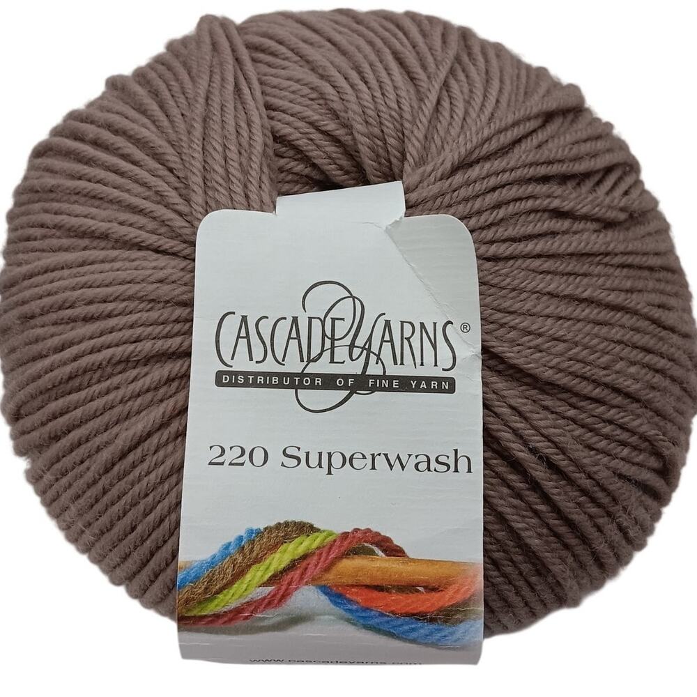 CASCADE YARN 220 100% Superwash Wool Color No. 873 LOT 4397 100 Grams/3.5 oz